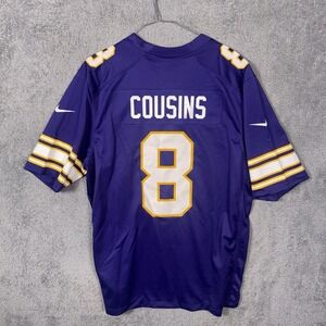Nike On Field Minnesota Vikings Kirk Cousins Purple Jersey Mens L Engineered